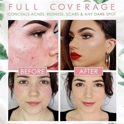 Waterproof CC Cream With Mushroom Head Makeup Brush - 2025