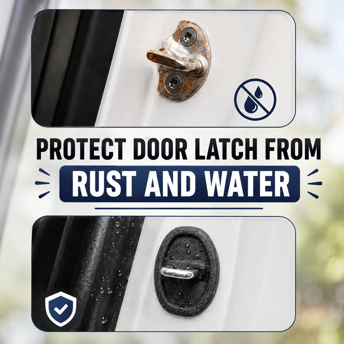 Car Door Anti-Rattle Cushion & Impact Buffer Pads – Pack of 4