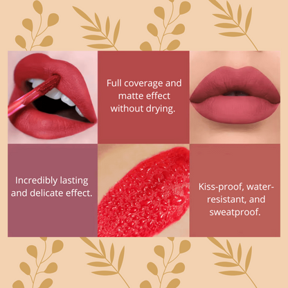 12 Colors Handaiyan Velvet Matte Liquid Lipstick Set