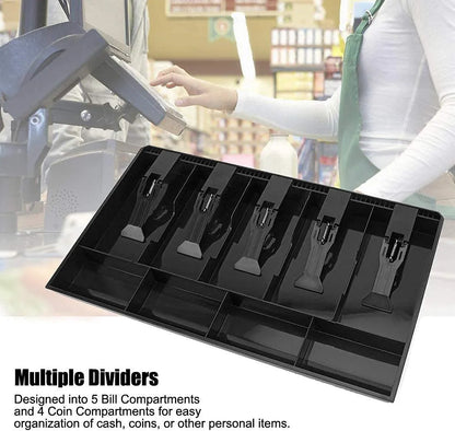 Portable Money Organizer Tray for Cash and Coins