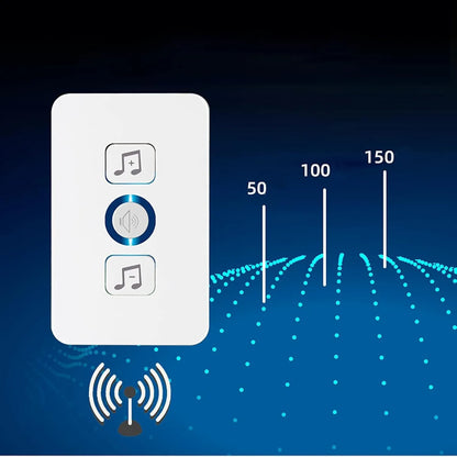 Wireless Doorbell Chime with Emergency Alert Button & 32 Melodies