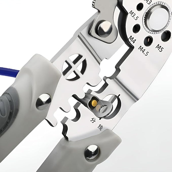 9-in-1 Multi-Functional Stainless Steel Plier With Rubber-Coated Handle