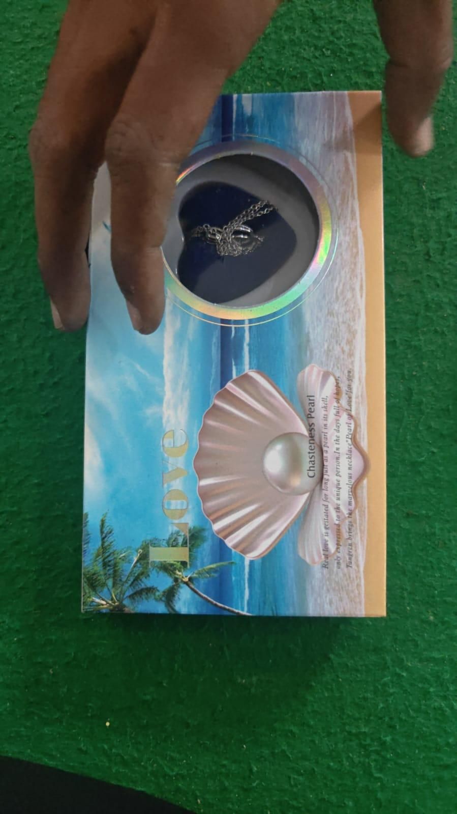 Dealdome® Freshwater Shell – Love Real Pearl Necklace