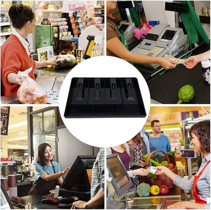 Portable Money Organizer Tray for Cash and Coins