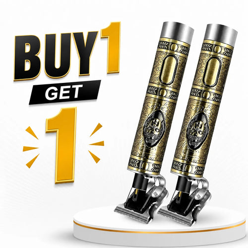 Stylish Gold-Finish Hair Trimmer – Buy 1 Get 1 Free