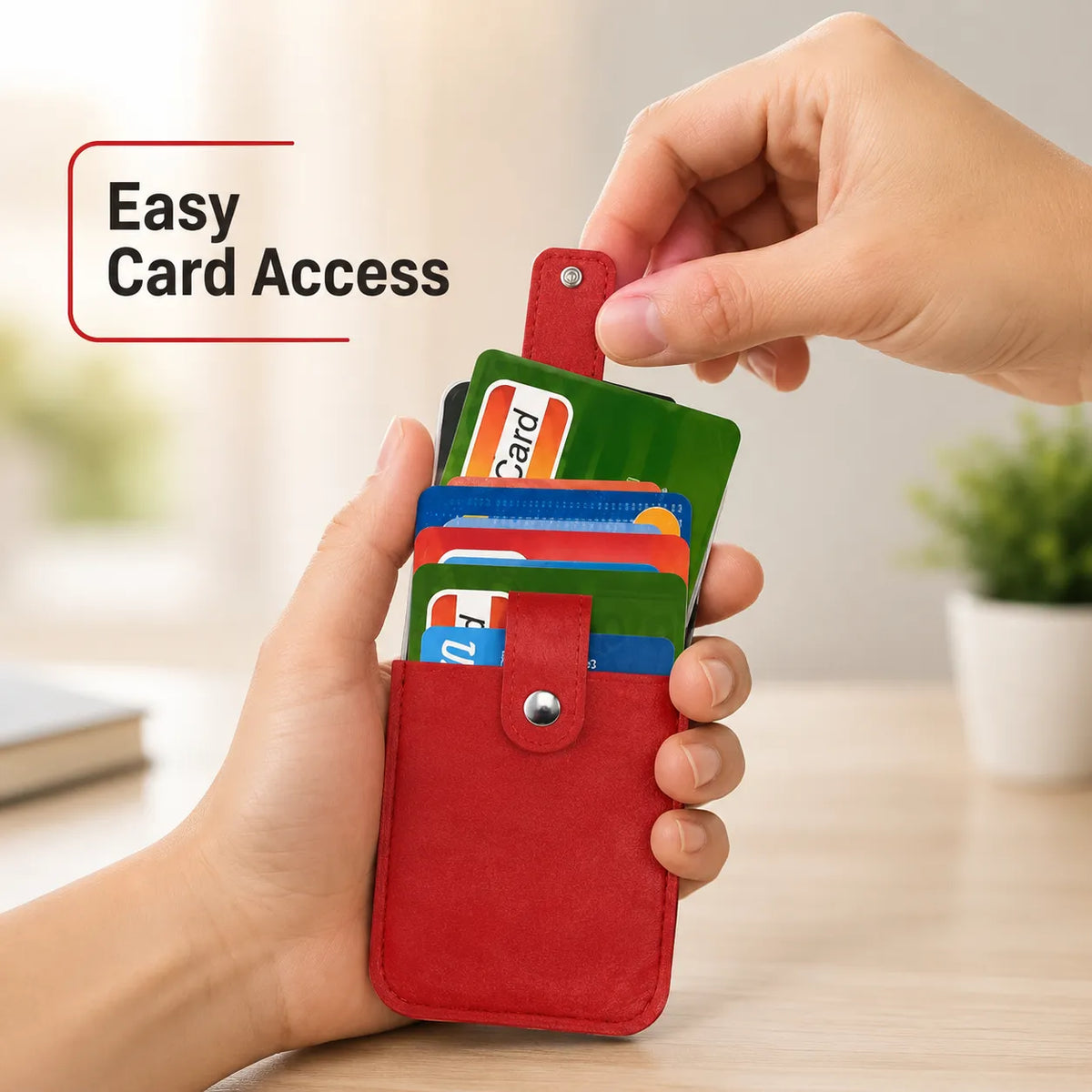 Pull-Out Card Organizer Wallet Buy 1 Get 1 Free