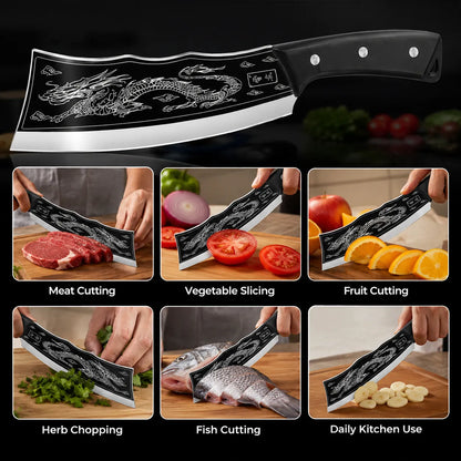 Dragon-Style Heavy-Duty Kitchen Cutting Knife