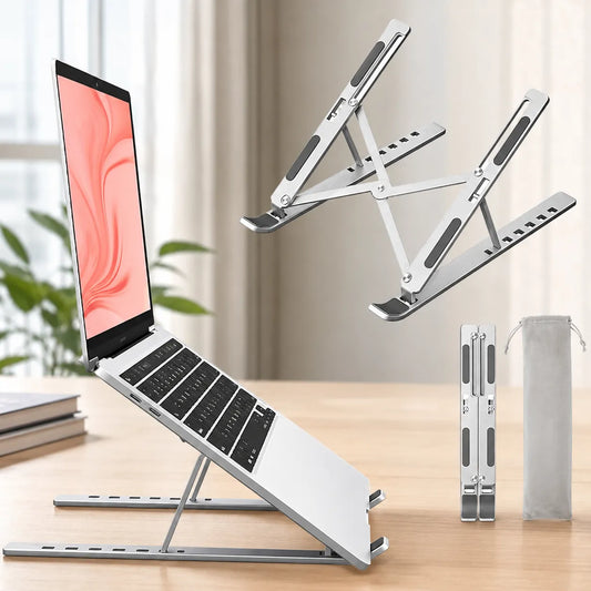 Adjustable Heavy-Duty Metal Laptop Stand