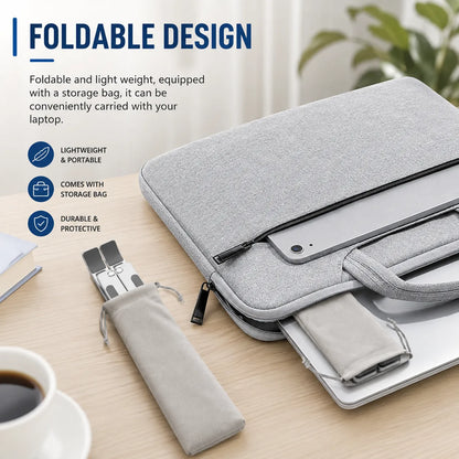 Adjustable Heavy-Duty Metal Laptop Stand