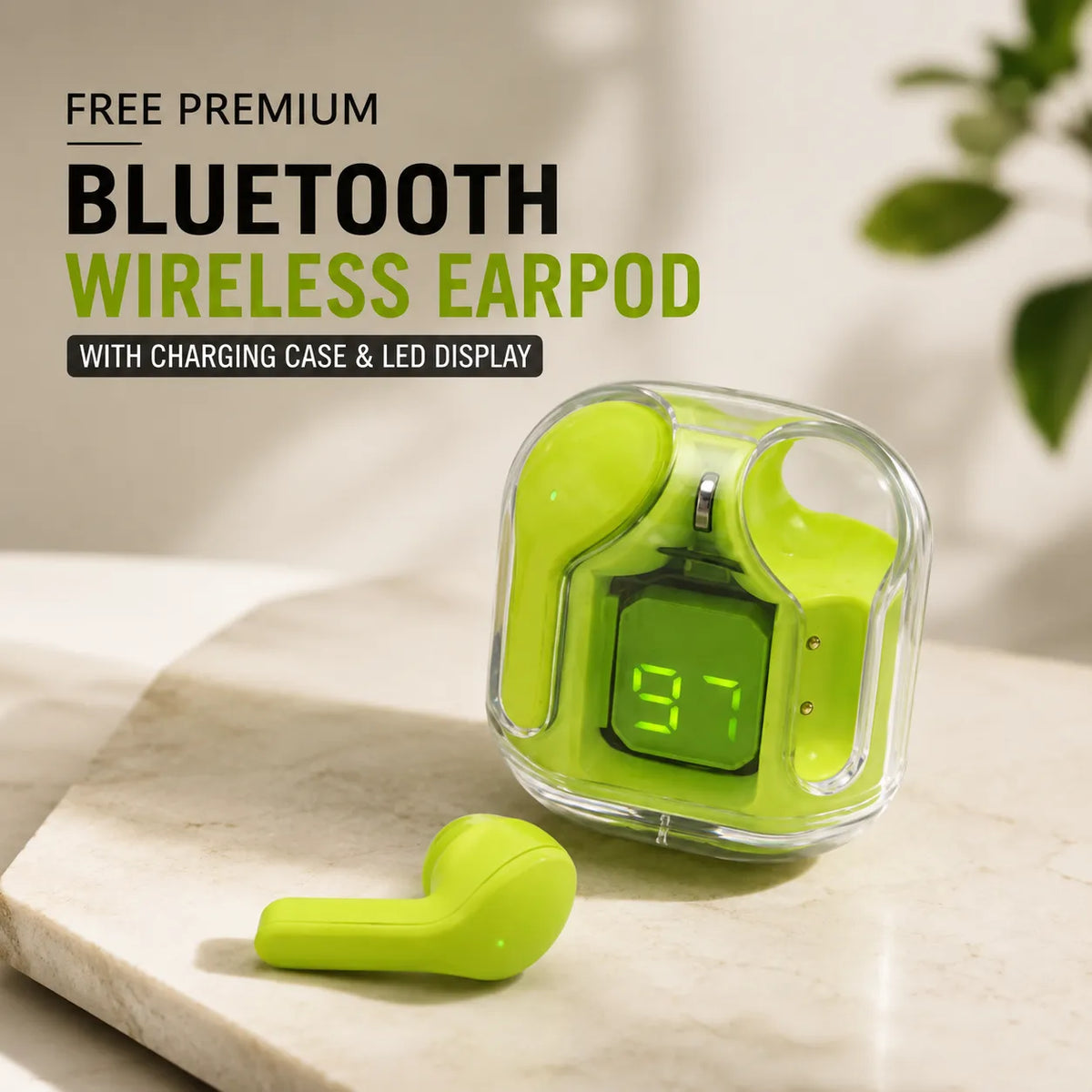 Day & Night Wrap-Around HD Vision Glasses with FREE Wireless Earbuds