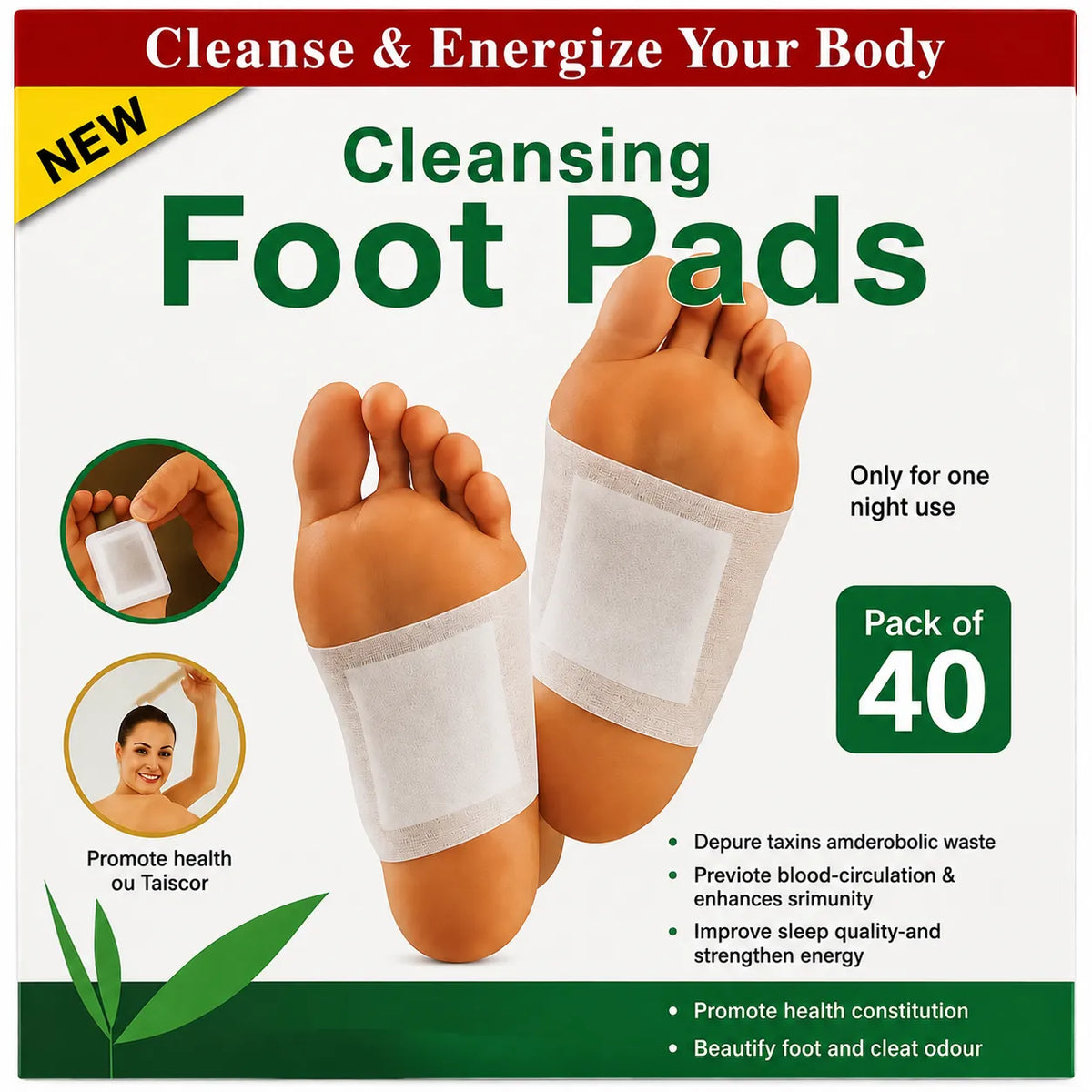 Cleansing Detox Patches for Feet
