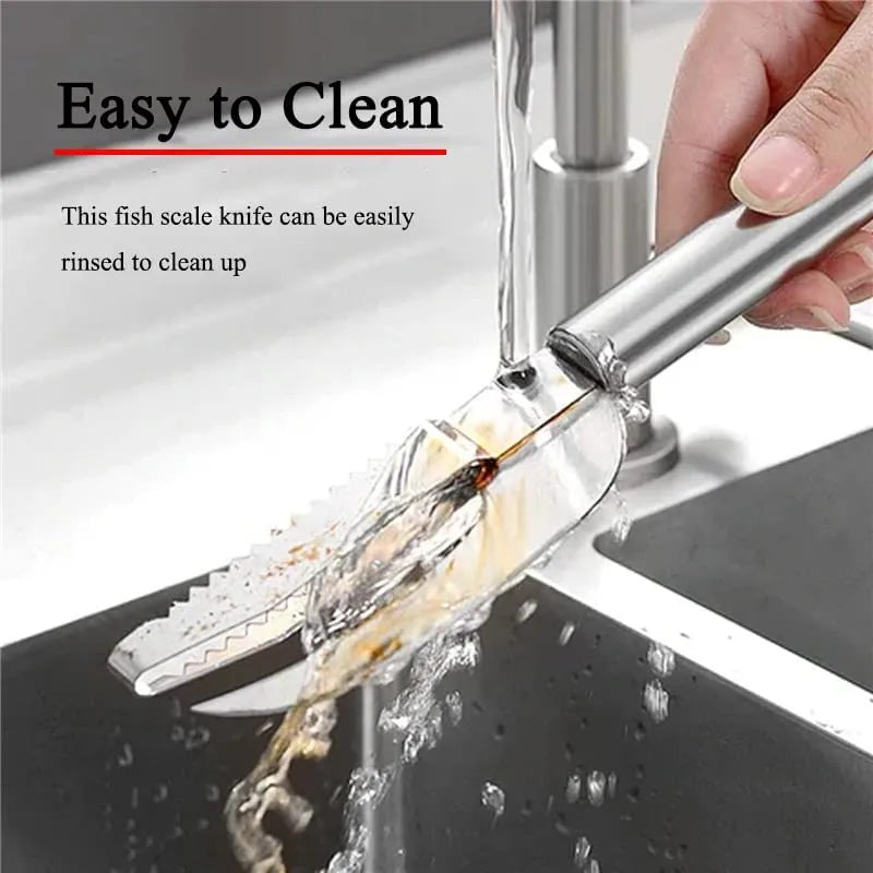 Multipurpose 3-in-1 Fish Scale Cleaning Scraper
