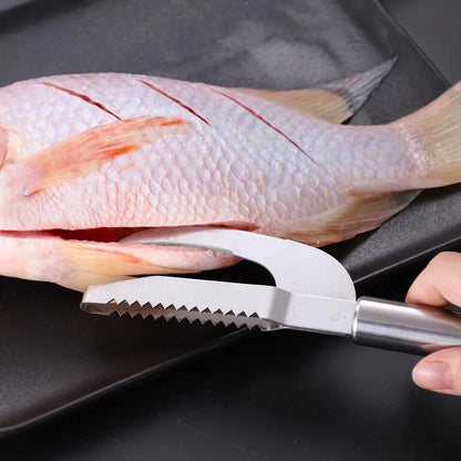 Multipurpose 3-in-1 Fish Scale Cleaning Scraper