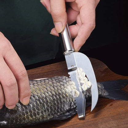 Multipurpose 3-in-1 Fish Scale Cleaning Scraper