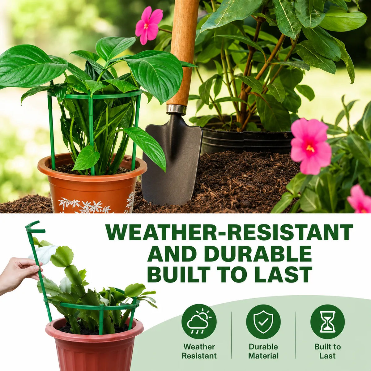 Flower Pot Support Stakes for Plants