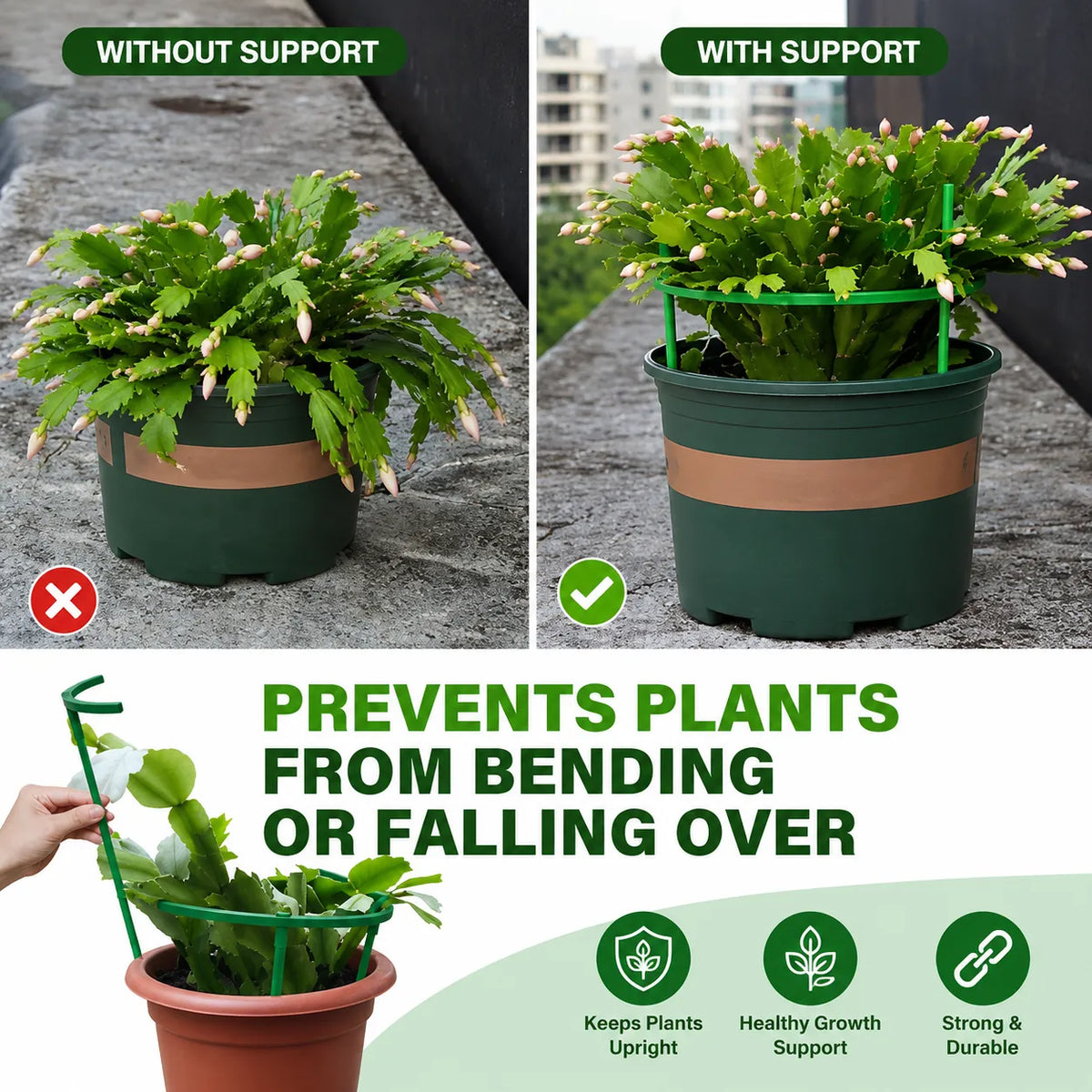 Flower Pot Support Stakes for Plants