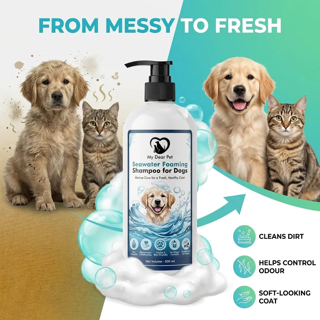 Sea-water Foaming Shampoo for Dogs and Cats