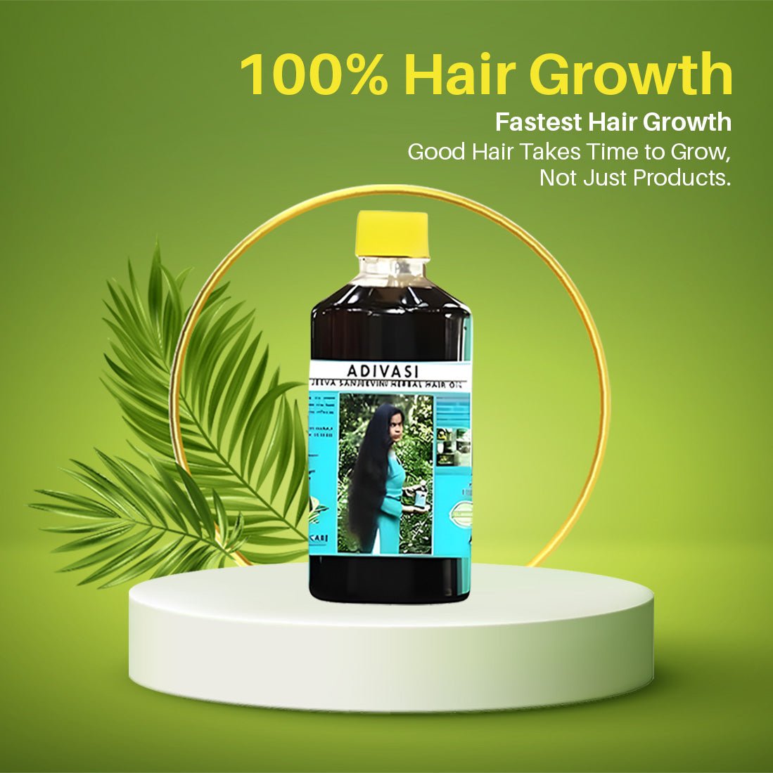 Adivasi Jeeva Sanjeevini Herbal Hair Growth oil - Ayurvedic Hair Growth Oil