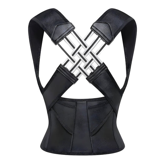Adjustable Back Posture Corrector Back Support Belt | Back Pain Back Straight And Shoulder Support Belt