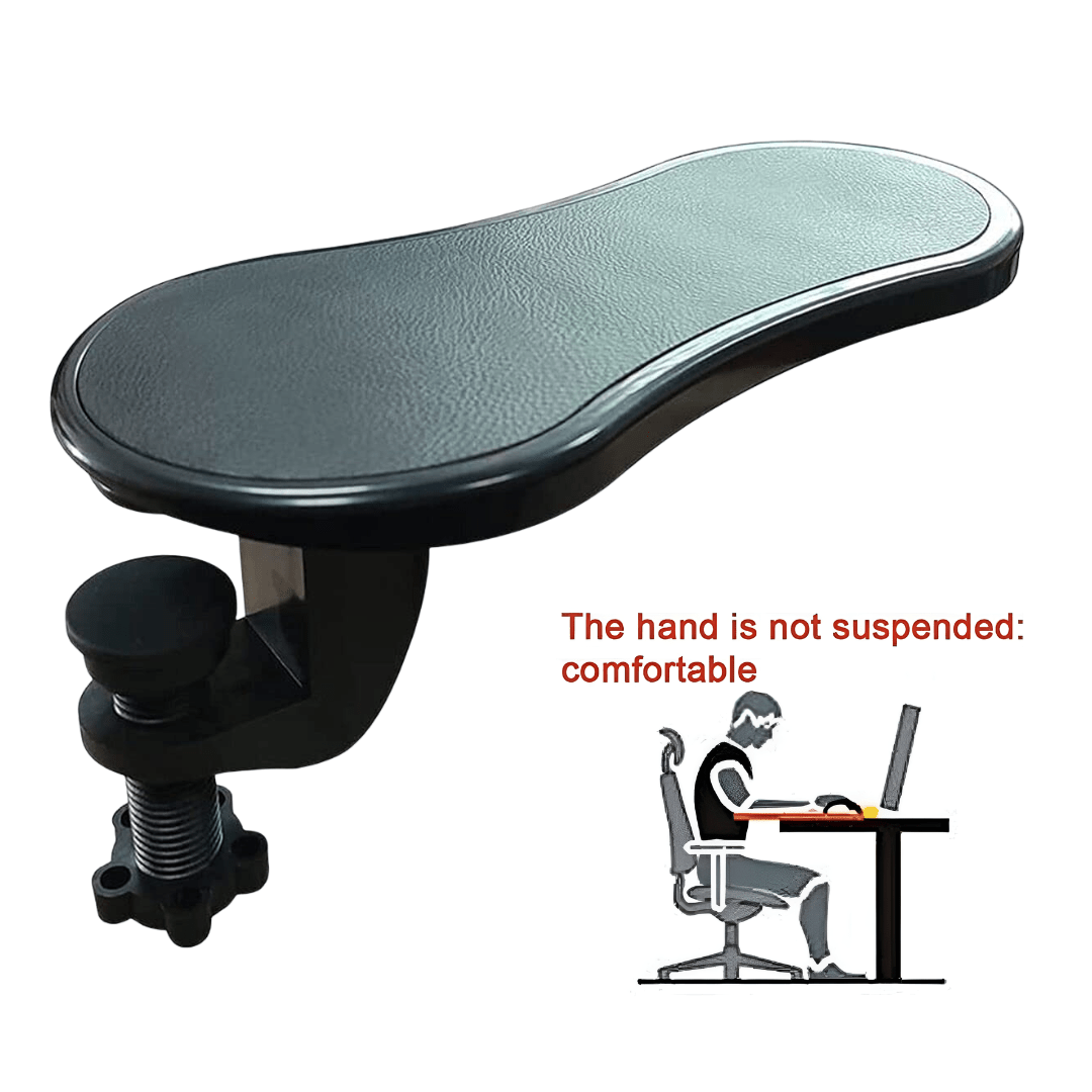Adjustable Ergonomic Computer Arm Wrist Rest – Attachable Desk Support for Pain-Free Typing & Gaming