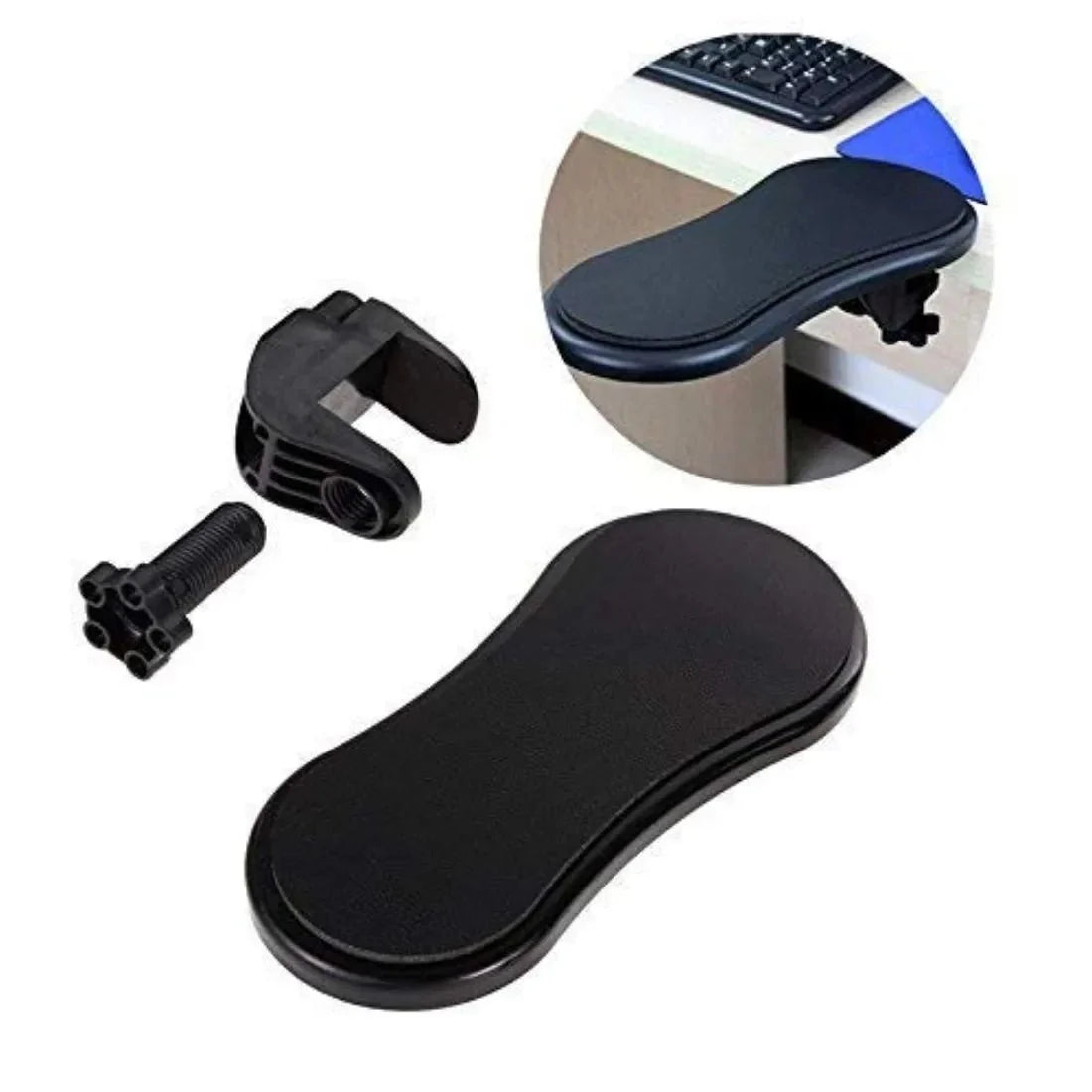 Adjustable Ergonomic Computer Arm Wrist Rest – Attachable Desk Support for Pain-Free Typing & Gaming