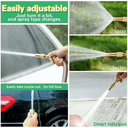 Quick-Flow High-Pressure Brass Spray Nozzle