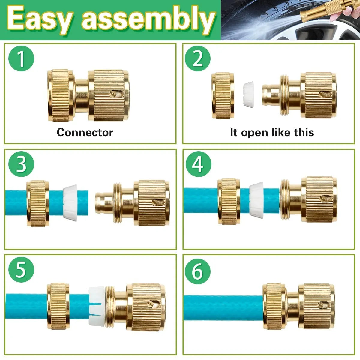 Quick-Flow High-Pressure Brass Spray Nozzle
