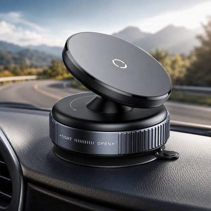 360° Magnetic Car Phone Holder with Strong Suction Mount