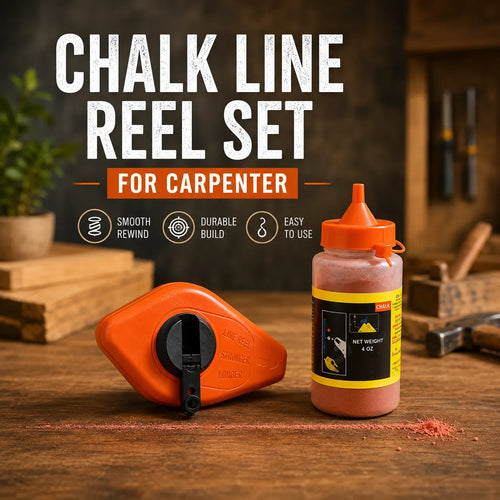 Chalk Line Marking Reel Set