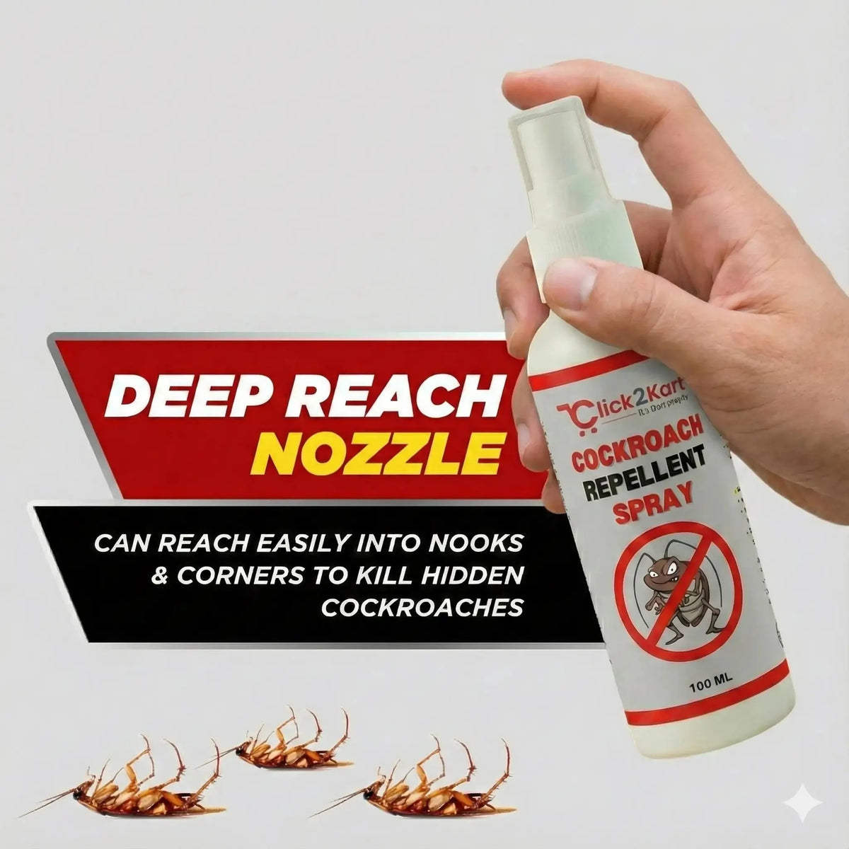 Cockroach Repellent Spray | Non-Toxic Herbal Formula | Fast Home Pest Control