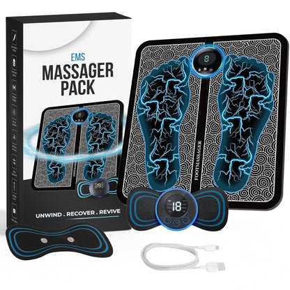 Compact Electric Foot Massager | Spa-Like Comfort for Home and Office