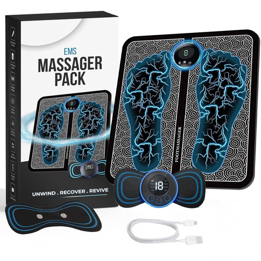 Compact Electric Foot Massager | Spa-Like Comfort for Home and Office