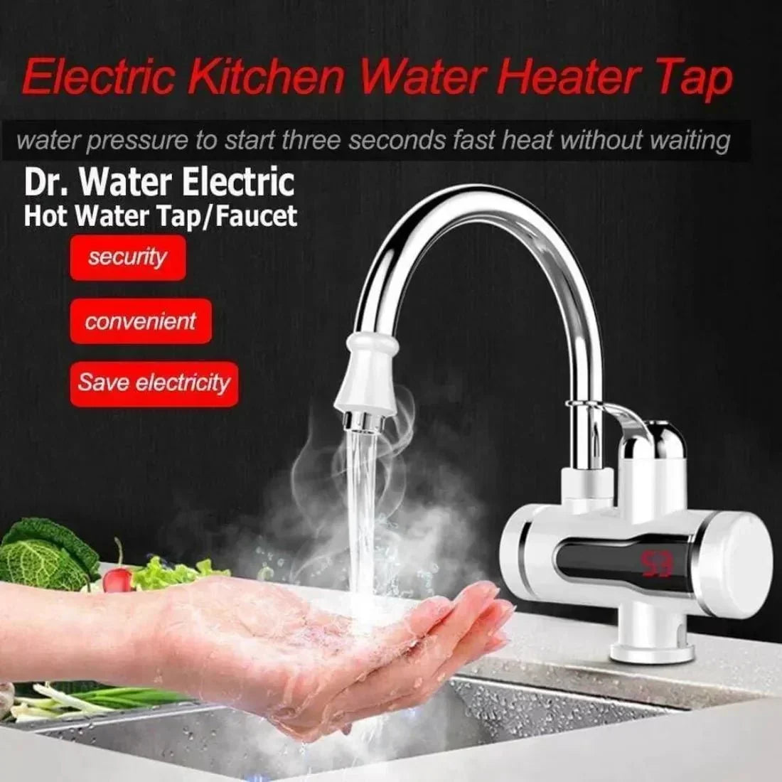 Digital Instant Hot Water Heating Tap