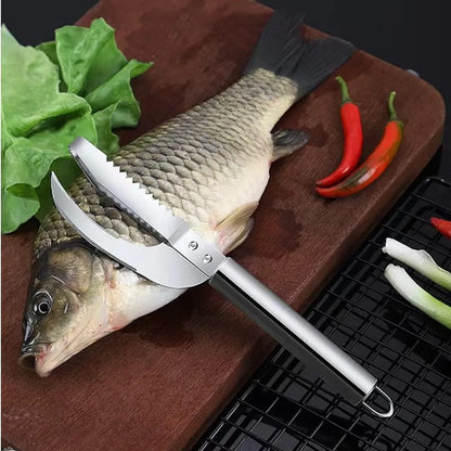 Multipurpose 3-in-1 Fish Scale Cleaning Scraper