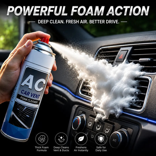 Deep-Clean Car AC Vent Foaming Cleaner