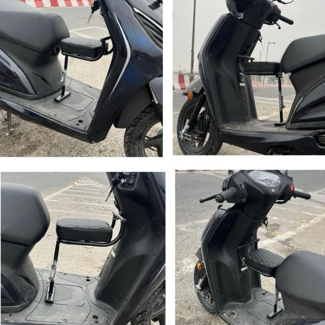 Foldable Front Baby Seat for Scooter – Comfortable & Safe Child Sitting on Scooty