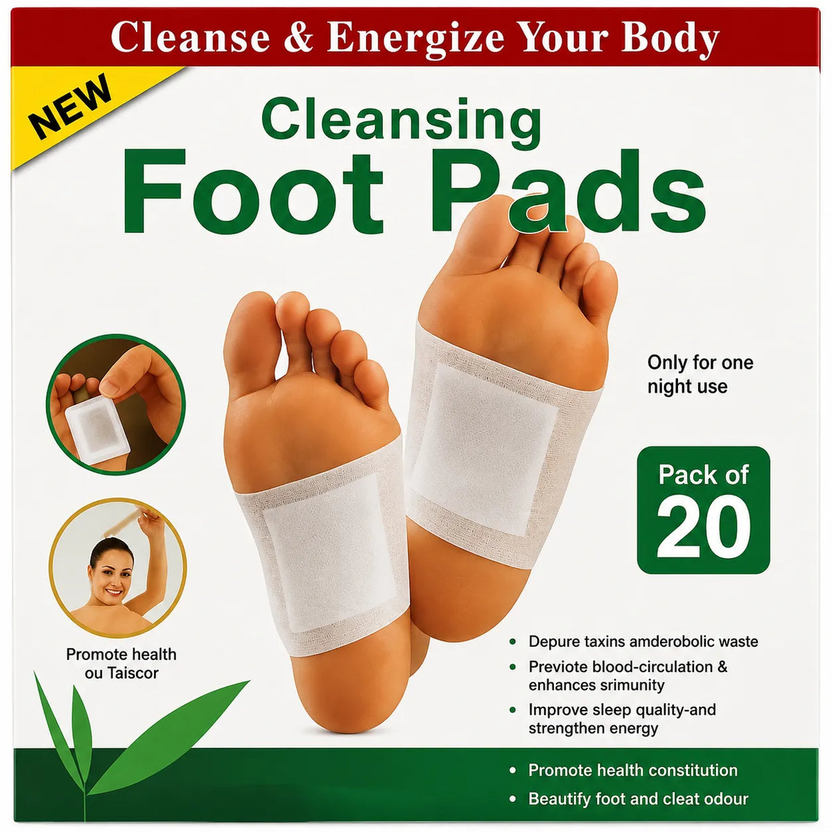 Cleansing Detox Patches for Feet
