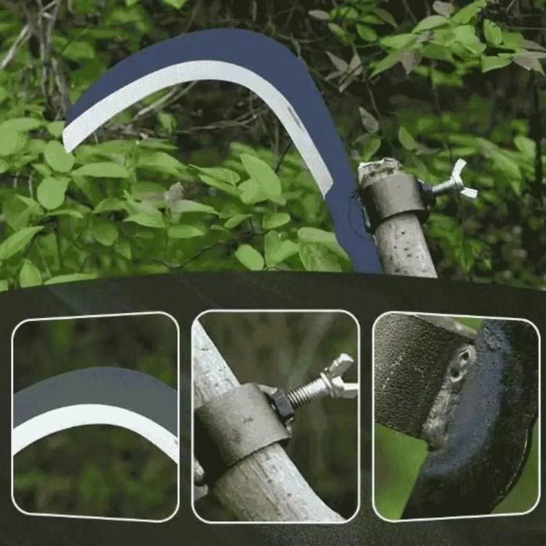 Grass Sickle Cutter Head  Heavy Duty Steel Blade for Farming & Gardening