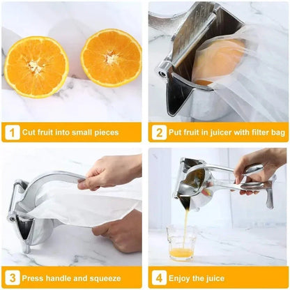 Heavy-Duty Aluminum Hand Press Citrus Juicer