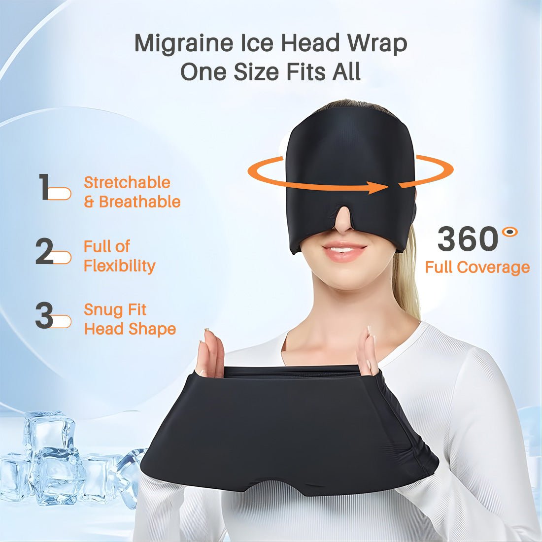 Headache Relief Band – Soothing, Drug-Free Pain Relief for Headaches & Stress