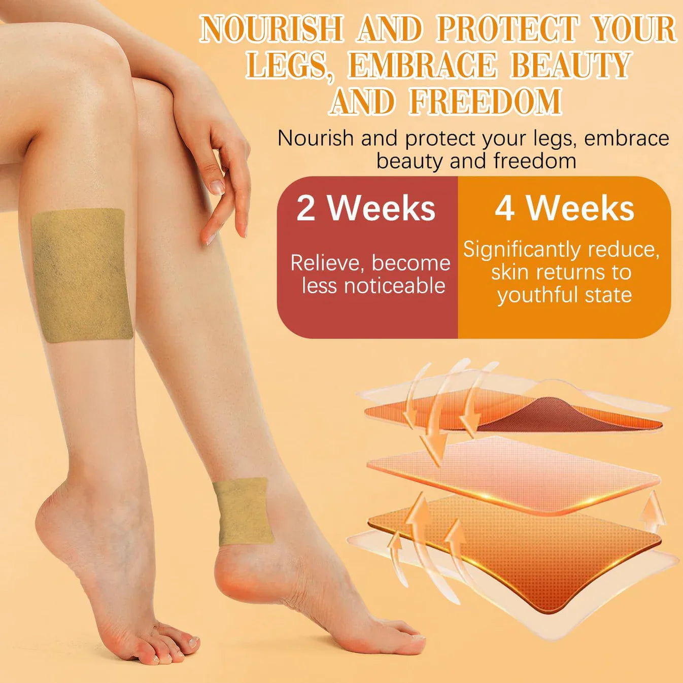 Dealdome™ Spider & Varicose Vein Patches | Natural Herbal Therapy for Swelling, Fatigue & Vein Health