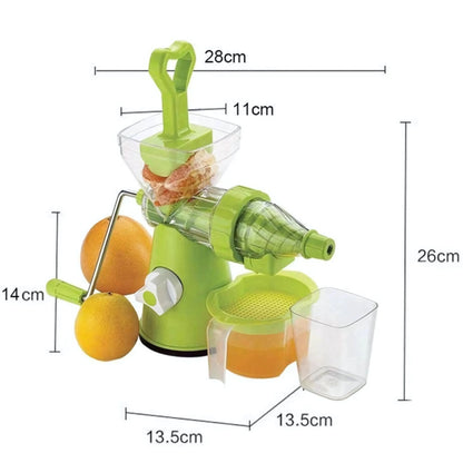 Manual Fruit & Vegetable Hand Juicer – Easy & Efficient Juicer for Fresh, Healthy Drinks
