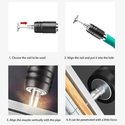 Manual Steel Nail Gun Tool for Wood & Wall Fixing