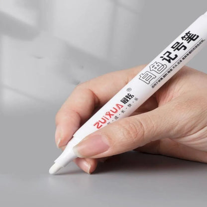Waterproof White Tyre Marker Pens for Cars and Bikes – Pack of 10