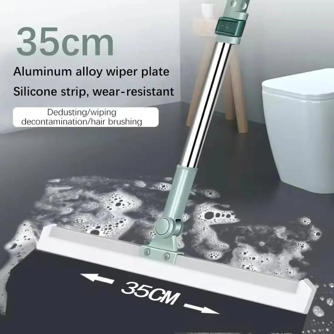 Multipurpose Wiper Adjustable Silicon Blade (180° Rotating Head)