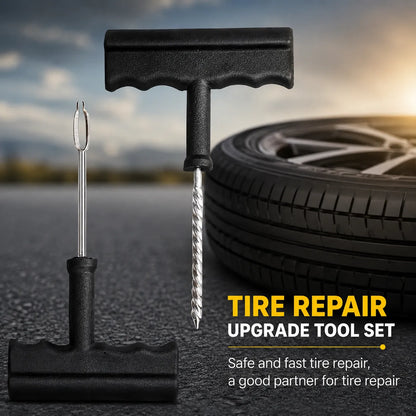 All-in-One Tubeless Tyre Puncture Repair Tool Kit