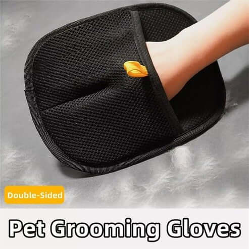 Pet Hair Remover Glove – Gentle Grooming & Shedding Glove for Dogs & Cats