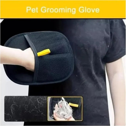 Pet Hair Remover Glove – Gentle Grooming & Shedding Glove for Dogs & Cats