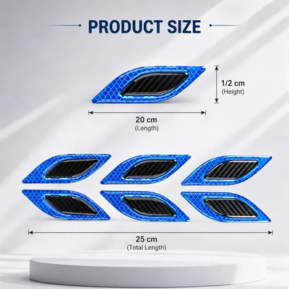 Sporty Car Side Reflector Leaves – Pair of 2