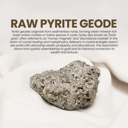 Raw Pyrite Stone – Natural Energy Crystal for Prosperity, Protection & Positive Vibes